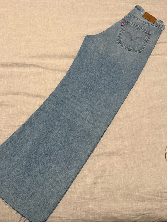 Levi's Denim - Levi's Light Blue Ribcage Wide Leg High-Rise Jeans